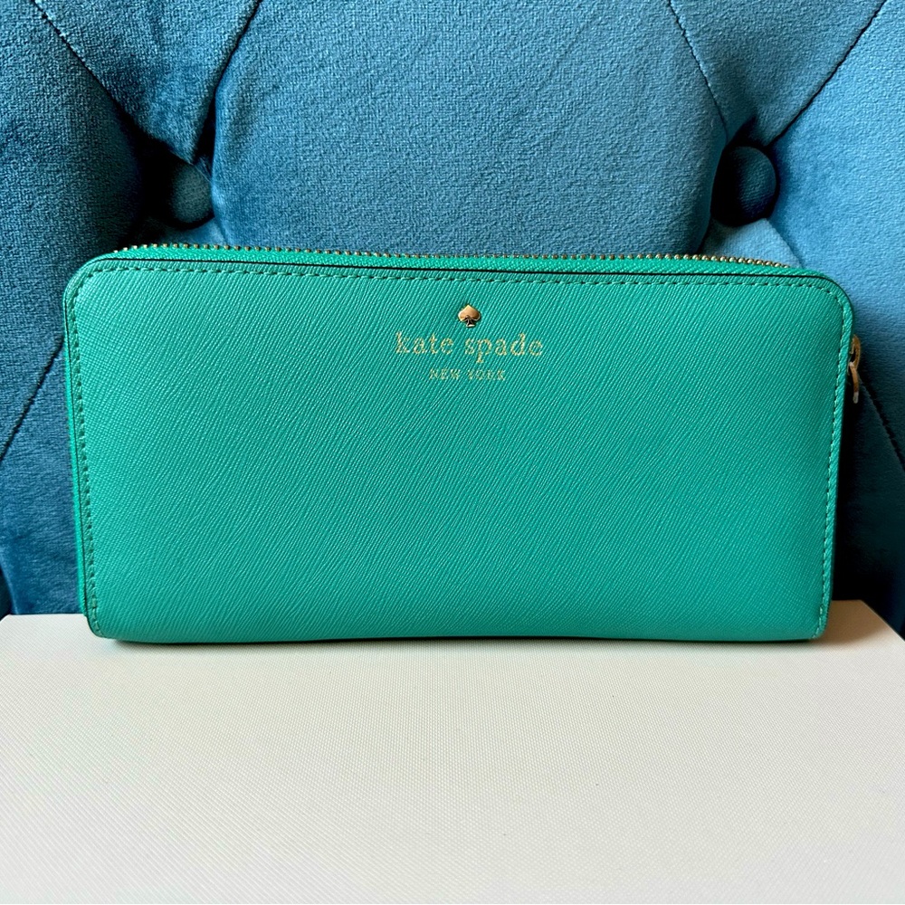 Kate Spade Lacey Wallet Dusty Emerald